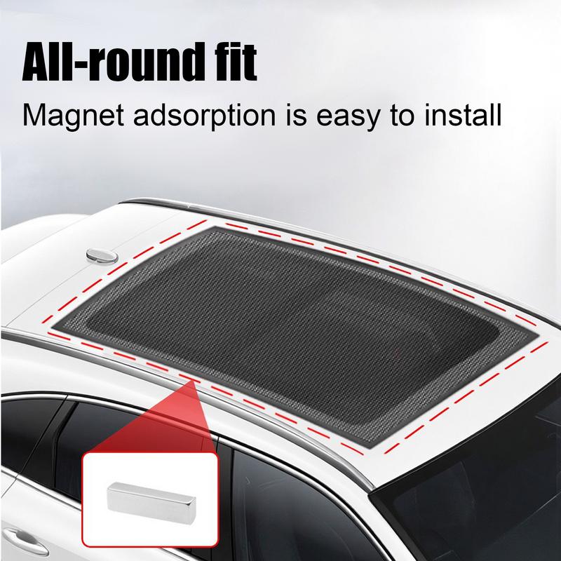 Magnetic Screen Breathable Mesh Cover Magnetic Breathable Car Sunshade UV Protection Anti-Fly Auto Parts For Truck Tailgate