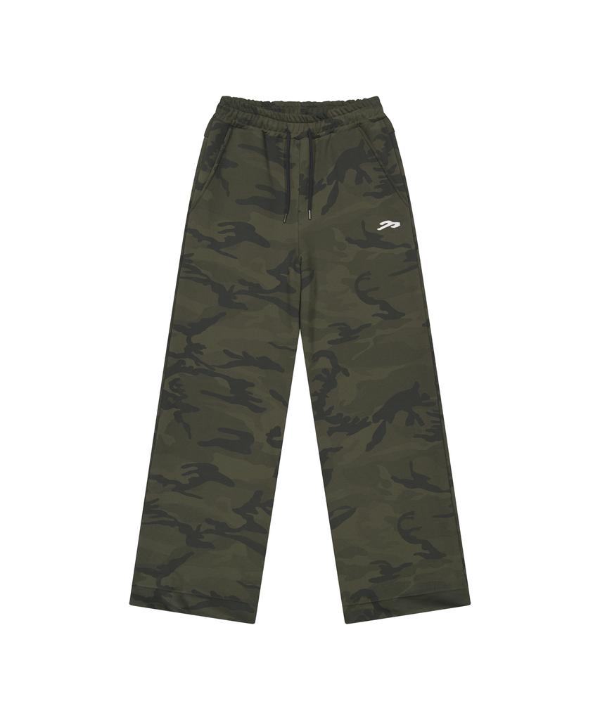 Tansanmageunesyum Juyoung X Tansan Studded Sweatpants (Camo Khaki)