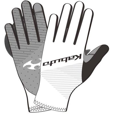 OGK KABUTO Cycling Long Finger M Circumference Hand Length PRG-9 Gloves, Type, White, Size (Palm 195-205mm / 180-190mm)