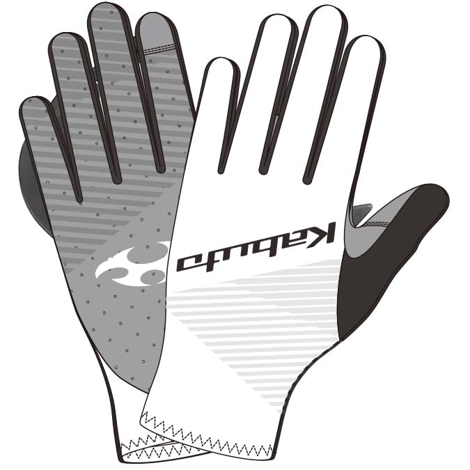 

OGK KABUTO Cycling Long Finger M Circumference Hand Length PRG-9 Gloves, Type, White, Size (Palm 195-205mm / 180-190mm) белый