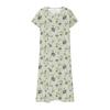 Summer Dress Women's Long Boho Beach Dress Elegant Maxi Dress V-Neck Short Sleeve Summer Tunic Dress Light Airy