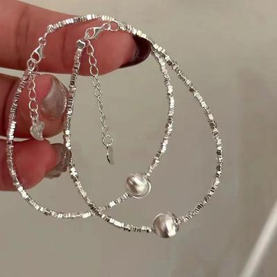 Kattenoog Gebroken Armband, Hoge Kwaliteit Licht Luxe Geborsteld Rond Sieraden