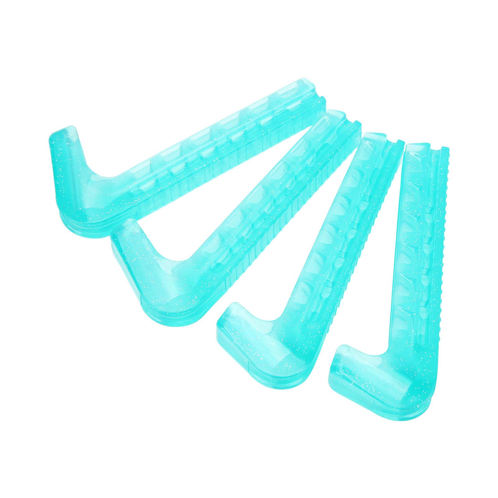 

2 пары защитных чехлов для коньков, переносные чехлы для лезвий коньков, регулируемая защита для лезвий коньков синий