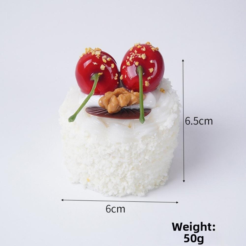 Cartoon Cake Squeeze Toy Soft Refrigerator Magnets New Mochi Squish Foam Toy  For Stress Relief