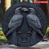 Vintage Raven Vines Metal Wall Art Rustic Decor Autumn Living Room Decor