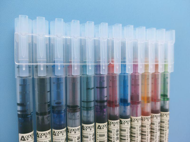 12-Color Refillable Rollerball Pens, 0.5mm Needle Tip for Journaling, Doodling & Cards