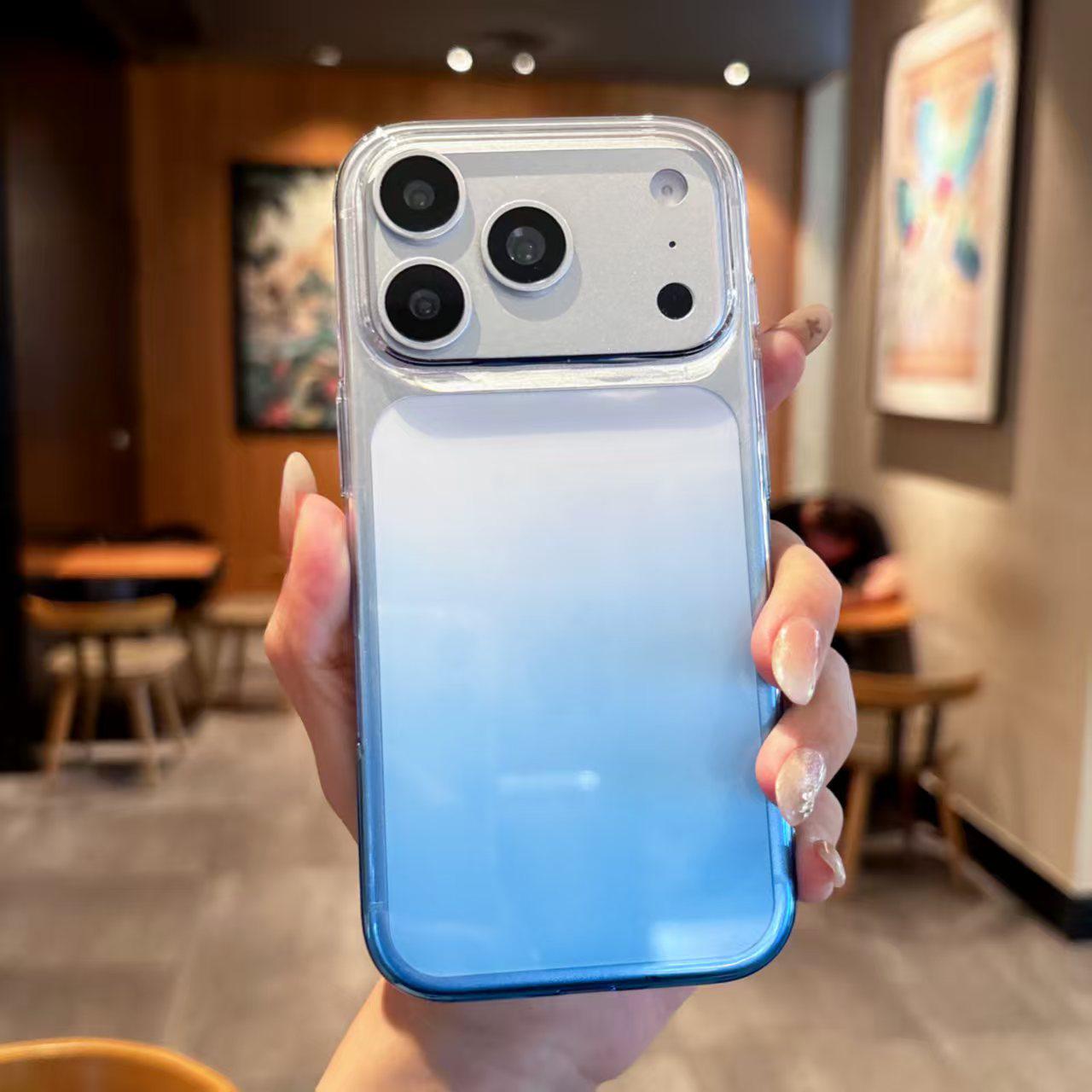 Gradient Color Laser Ultra-Thin Hard Case for iPhone 17 Pro Max iPhone 17