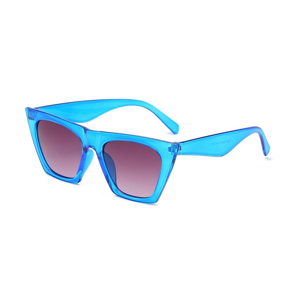 Trendige Cat-Eye-Sonnenbrille für Damen/Herren Retro Quadratische Sonnenbrille UV400 Schutz Brillen Sommer-Tönungen Modeaccessoires