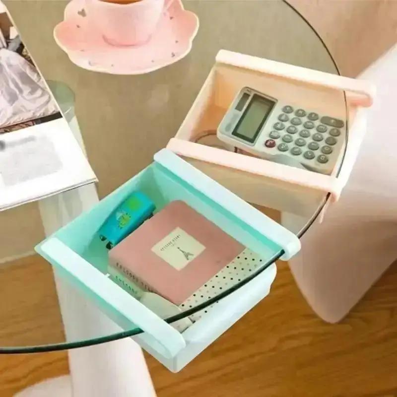 1Pcs Slide Kitchen Refrigerator Storage Box Food Container Fridge Freezer Space Saver Organizer Storage Rack Shelf Holder