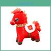 Chinese Zodiac Horse Plush Doll With Soft Short Plush For Festival Decoration And Gifts