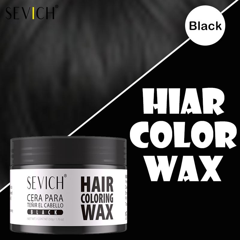 

SEVICH Одноразовая красящая глина для волос для самостоятельного окрашивания Легко смываемый воск для волос Цветной крем для волос Стойкий цвет волос Временная моделирующая паста 13 цветов