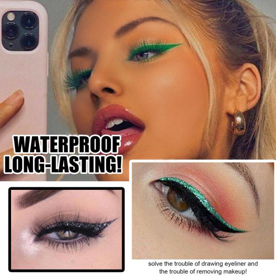 8 Pairs Lazy Eye Shadow Eyelash Eyelashes Makeup Stickers Eye Waterproof Glitter Eyeshadow Makeup Stickers