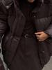 Elegant Solid Color Zipper Hooded Cotton Jacket with Long Sleeves and Pockets - Warm and Thickened for European and American Style.
