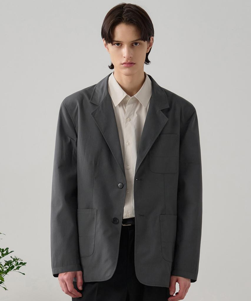 Draw Fit Relaxed Office Cn Blazer [Black]