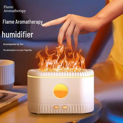 Essential Oil Diffuser: Colorful Flame Aromatherapy Lamp for Home, Office, Hotel