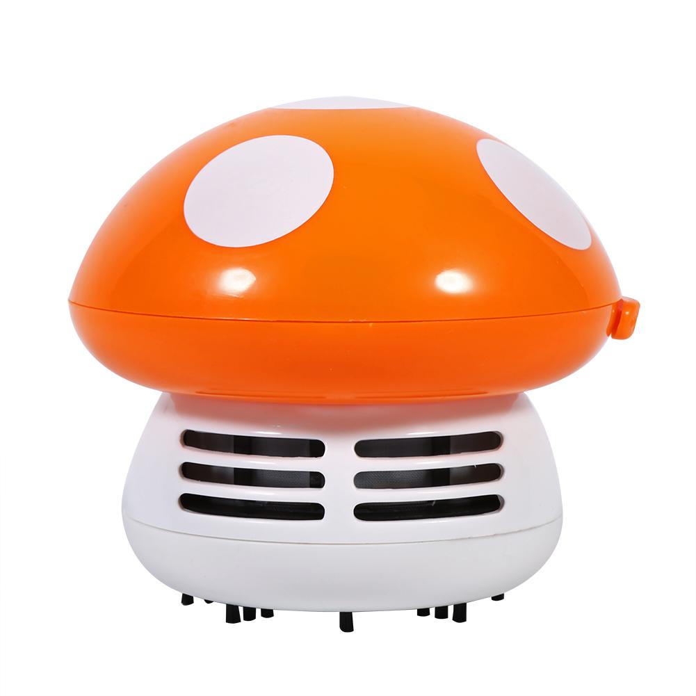 

Cute Mushroom Shape Desktop Keyboard Corner Dust Vacuum Cleaner Sweeper New (Red)