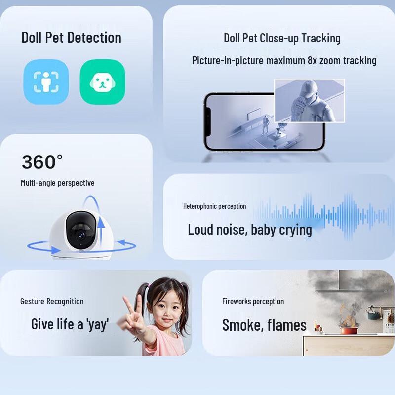 EZVIZ C6c Ultra 10MP AI Smart Security Camera (CN version)