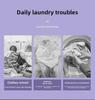 Compact Folding Washing Machine for Dorms & Baby Clothes