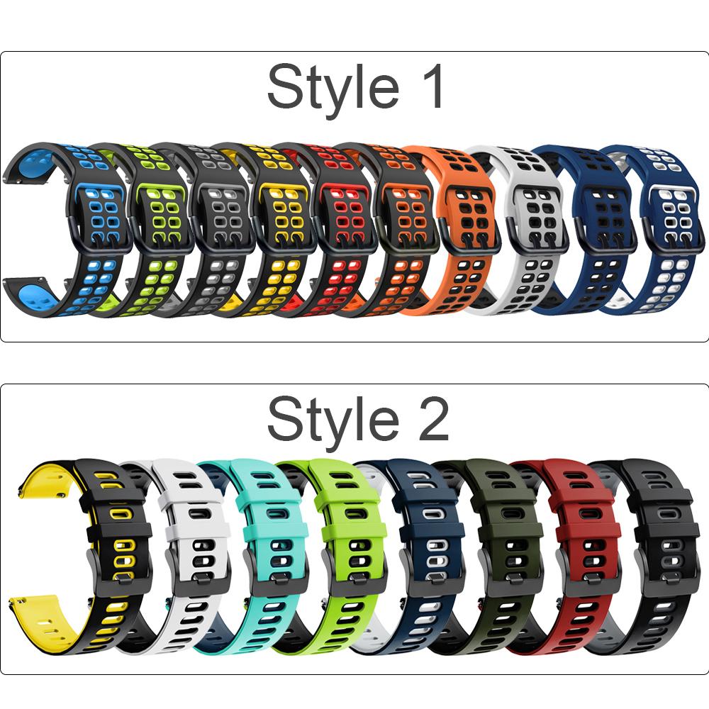 Silicone Strap For Amazfit GTR 4 /3 Pro / GTS 4 mini Watch Band For Amazfit Bip 3/S U Replacement Wristband Bracelet Accessories