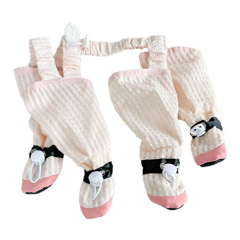 Dust-proof Dog Four-Legged Pants Full Leg Protection Dog Boot Leggings Outdoor Activities M