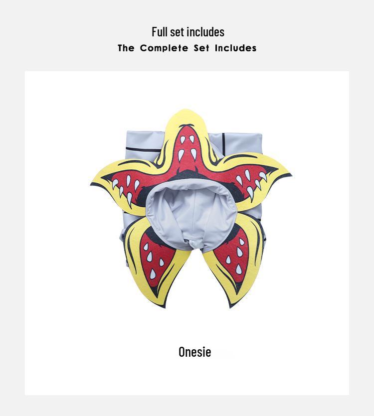 Stranger Things 5 Vleesetende Plant Horror Jumpsuit voor Halloween Cosplay