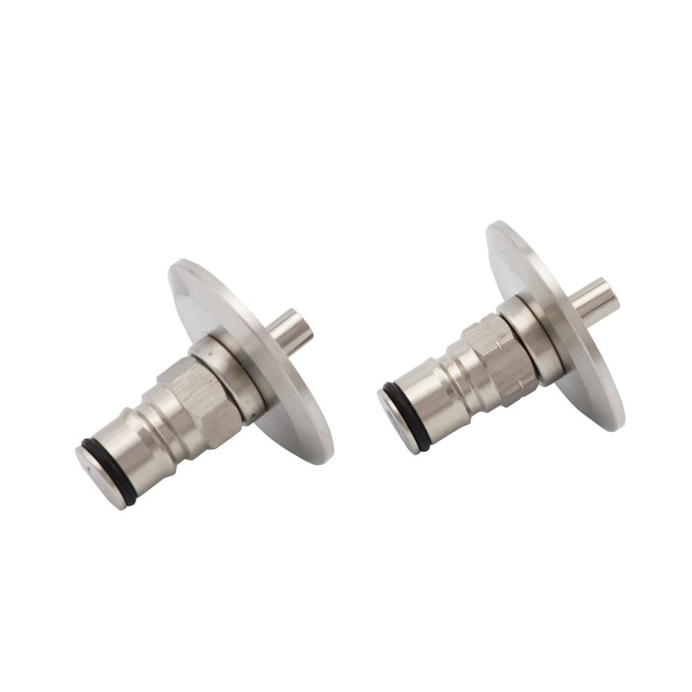 1.5"Tri Clamp to Ball Lock Post, SS304 Sanitary Brewer Fitting, 50.5mm OD Ferrule for Homebrew Beer Corny Keg Conical Fermenter