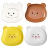 Sauce Dish Useful Stackable Reasonable Capacity Bear Shape Snack Dining Plate Household Supplies