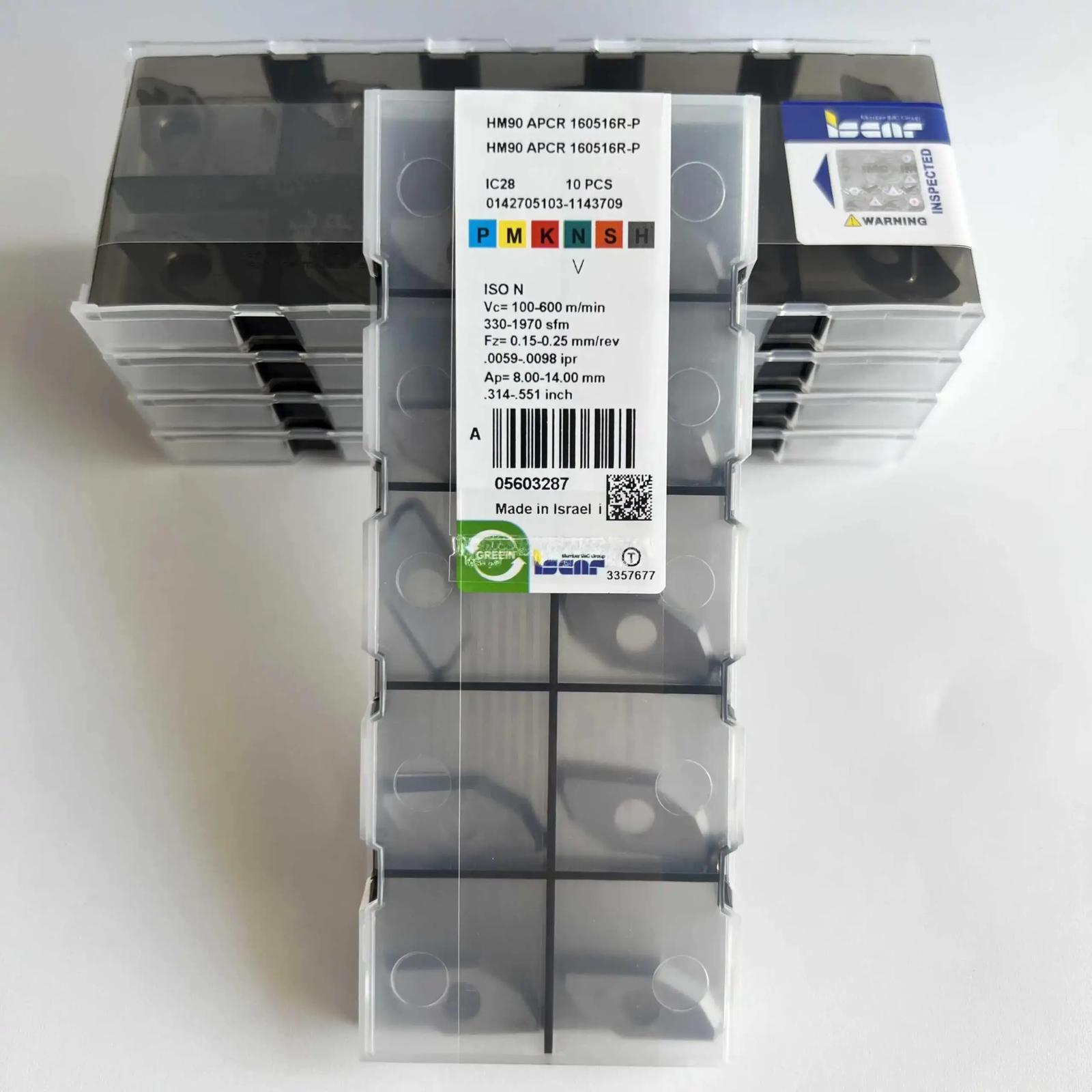 

ISCAR / HM90APCR160516R-P IC28 /Industrial indexable Carbide Inserts 10 PCS