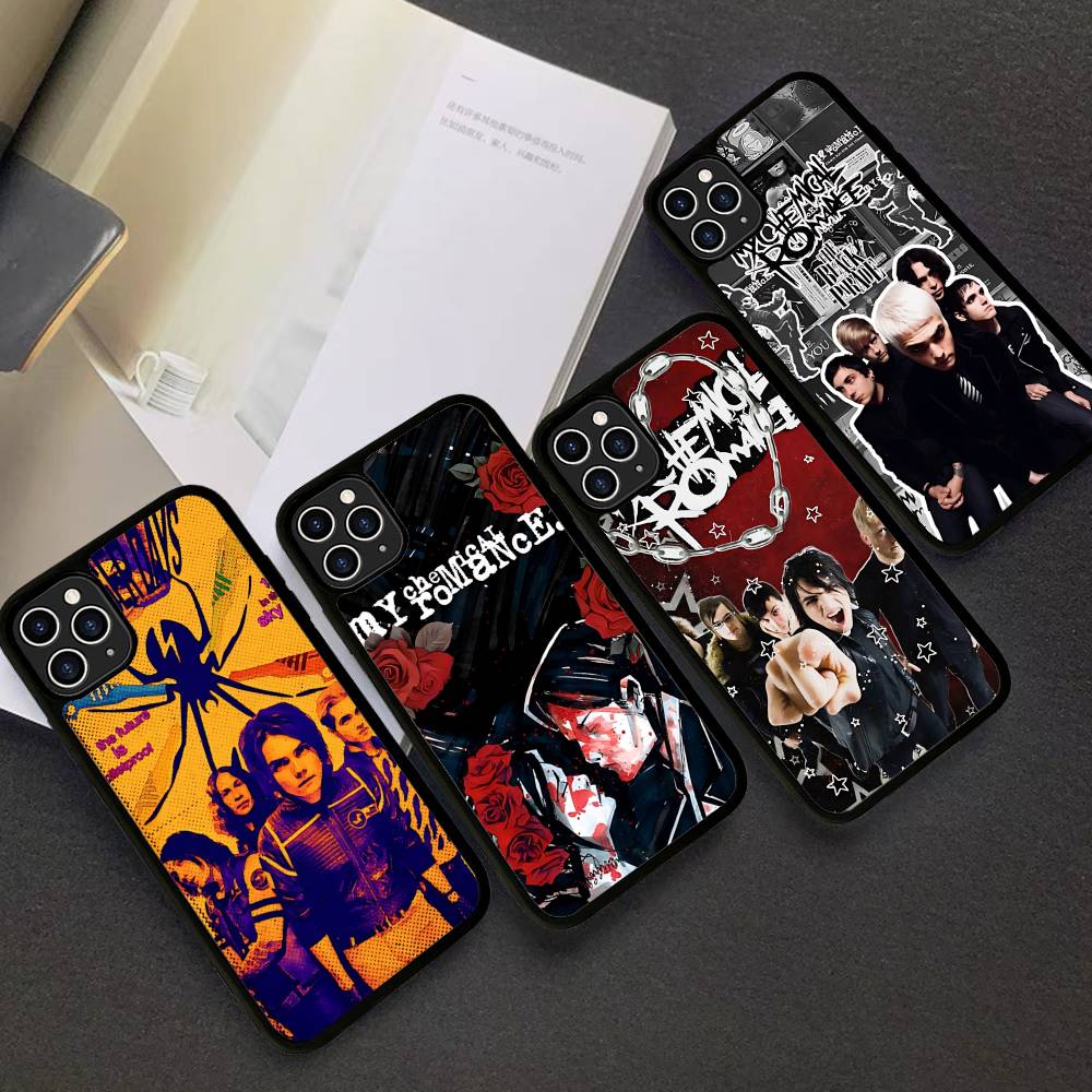 Indie Rock Band My C-Chemical R-Romance Phone Case Wireless Charging PC+TPU For IPhone 11 12 13 14 15 16 17 Pro Max Plus Case