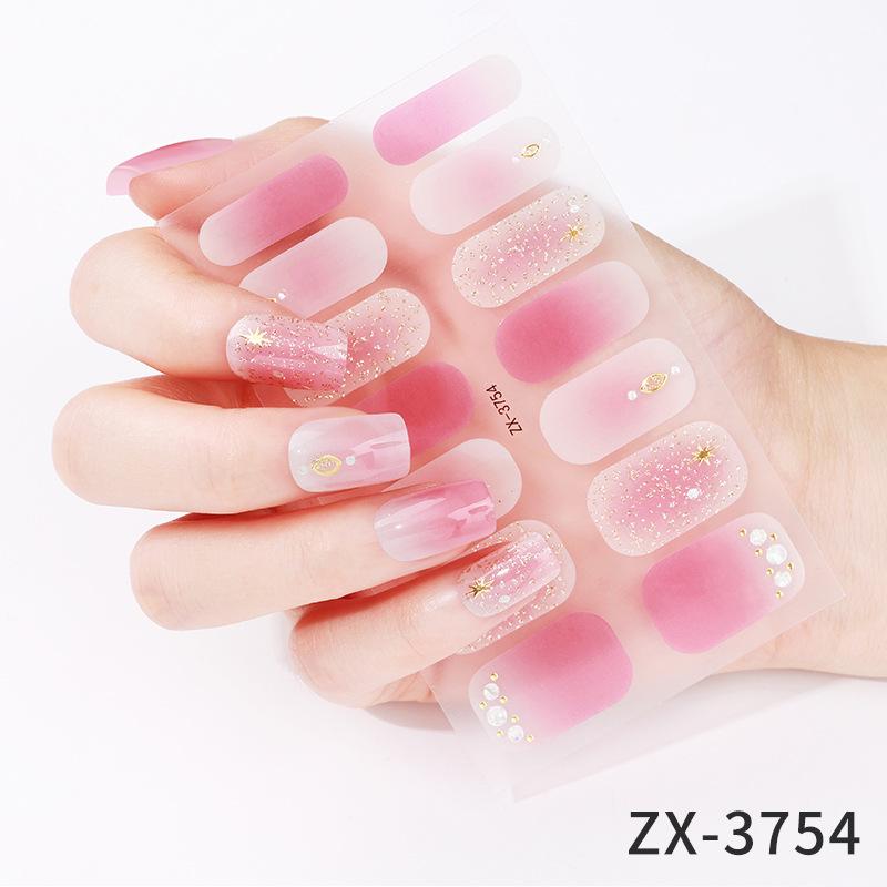 Nail Art Stickers 3D Diamond Nail Color Diamond Nail Stickers Japanese and Korean Small Fresh Nail Art Stickers Waterproof Nail Art Stickers