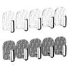 Row Mini Sticky Hook Non-drilling Storage Rack Jewelry Display RackHanging Rack Wall-mounted Necklace Rack