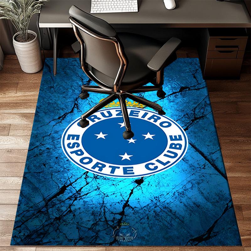 Fc Emblem Printed Office Carpet Chair Cushion  Entryway Rug, Rugs for Living Room, Bedroom Christmas gifts