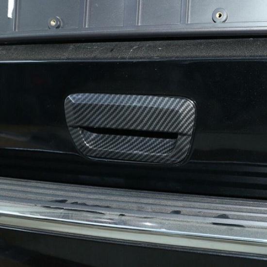 For 2014- Jeep Grand Cherokee Carbon Fiber Rear Trunk Door Handle Bowl Cover