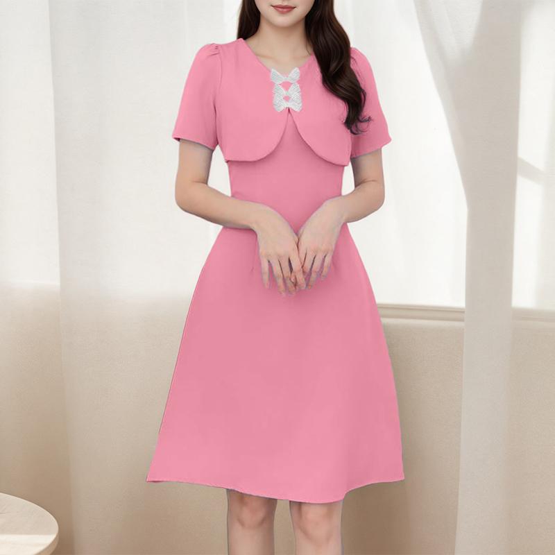 ZANZEA Womens Summer Casual Short Sleeve Elegant Dress
