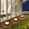 Waterproof Outdoor Solar LED Post Top Light for Gardens and Villas