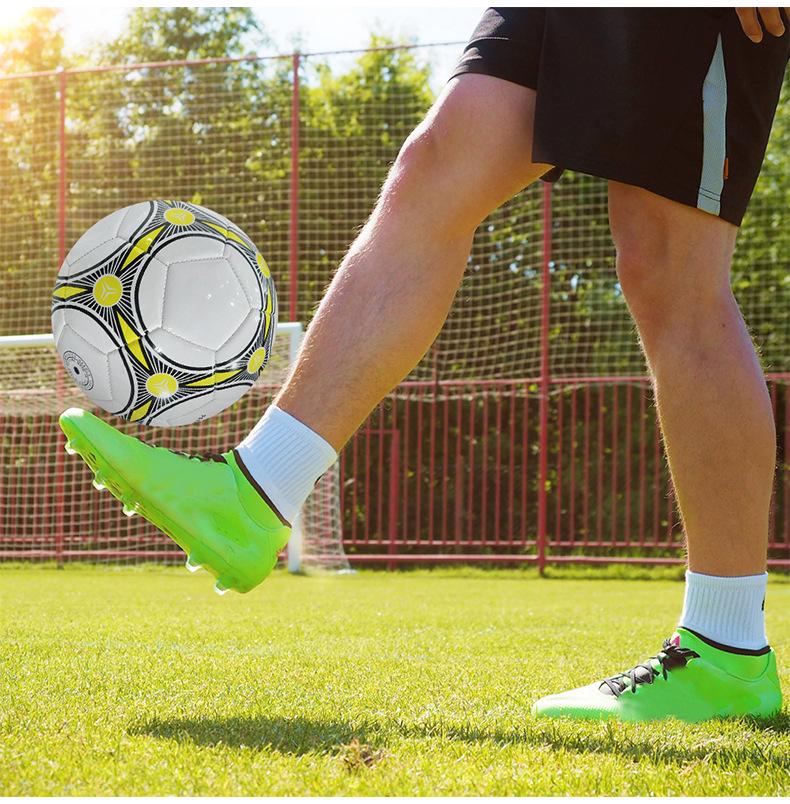 Adult Size 5 PVC Wear-Resistant Inflatable Football for Campus Training