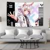 68Game CCSGO Cool Printstream Tapestry Background Hanging Cloth Bedroom Room Decor Aesthetic Tapestry Wall Party
