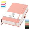 AHGXG A5 Horizontal Ruled A 160 Classic W X College Work Travel Pink Notebook, (7mm Ruled), Sheets, Notebook, Size 14.6cm 21.3cm H, Diary, Journal,