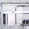 Yunshuang Stainless Steel 2-Tier Kitchen Countertop Spice Rack