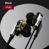 Original Lenovo YF45 Gaming Earphones Wired in Ear Headphones Type-C/3.5mm With Mic Microphone Sound Noise Isolation for PC Phone Laptop NEW