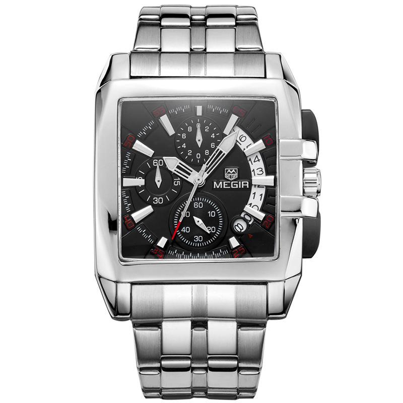 Steel Belt Men S Watch Sports Outdoor Men S Watch Square Watch