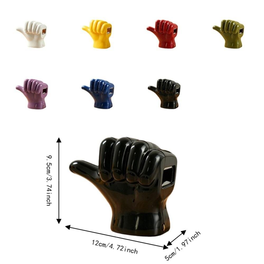Magnetic Thumbs-Up Refrigerator Magnet Effortless Beer Bottle Cap Remover Desk Ornament Party