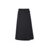 Li Ning Kung Fu Series Fashion Versatile Long Casual Skirt Women Skirts Black ASKW324-4