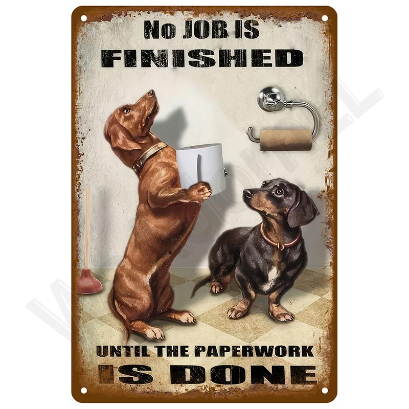 Retro Wall Art Mural Outdoor House Bathroom Home Room Decorations Decor Vintage Metal Signs Plates Tin Sign Posters Man Cave Bar