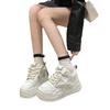Dopamine star platform muffin shoes women's 2025 summer and autumn new small height increase casual sports white shoes