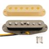 Musiclily Pro Staggered Alnico 2 Single Coil Middle for Stratocaster Electric Cream ST-FAT60S Pickup, PU, Guitars,