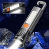 Portable Mini Flashlight Super Bright USB Rechargeable LED Light Handheld Torch For Outdoor Hiking & Indoor Home Emergency Light