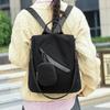 Damen Cord Rucksack mit kleiner Tasche, lässiger Mode Tagesrucksack