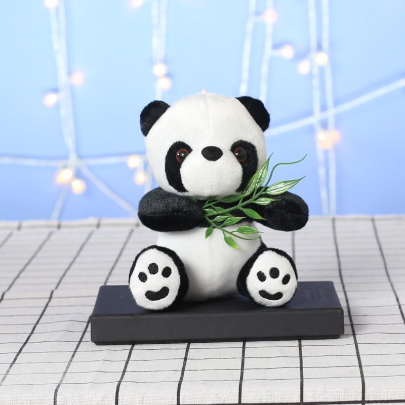 Panda Hugs Bamboo Doll Plush Toys and E-commerce Dolls and Rag Dolls National Treasure Pendants