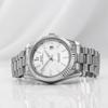 BUREI Men's Analog Waterproof Quartz Business Watch Silver White Luminous Gift